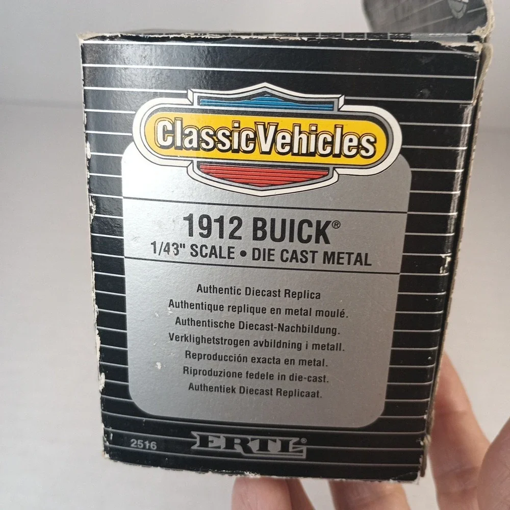 Vintage 1991 ERTL 1912 Buick Diecast Model Car 1/43 Scale in Original Opened Box